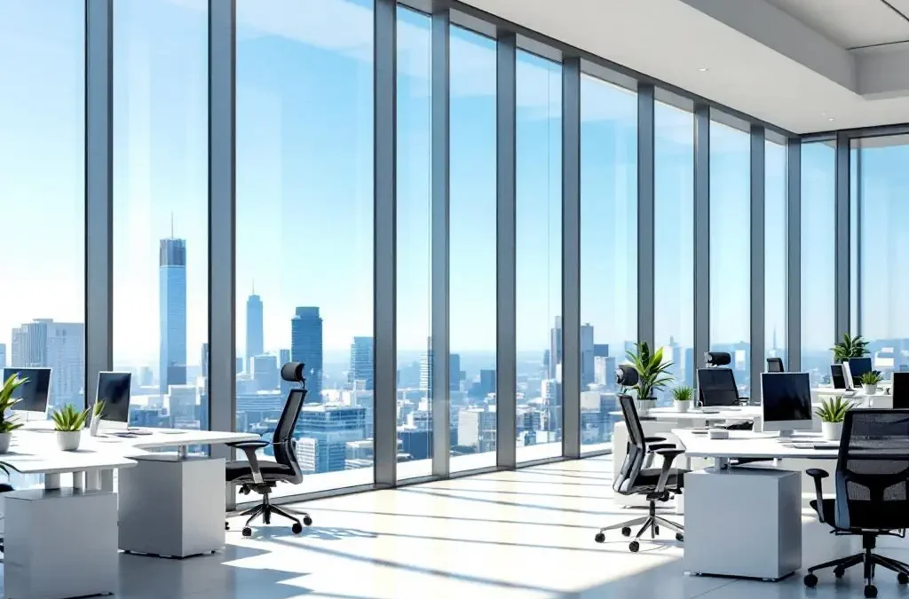 Cómo mantener los cristales de tu local u oficina impecables: